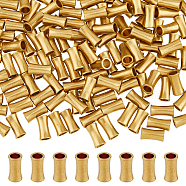 200Pcs Brass Beads, Column, Nickel Free, Raw(Unplated), 9x4.5mm, Hole: 3.5mm(KK-DC0003-60)