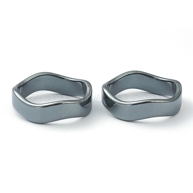 Non-magnetic Hematite Finger Rings