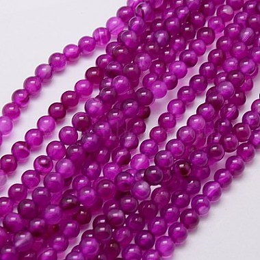 Natural Agate Beads Strands(G-G583-6mm-M)-2