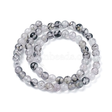 Chapelets de perles en agate veine de dragon naturelle(X-G-K166-14-6mm-01)-3