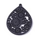 Pendentifs en bois(WOOD-P014-G07)-1
