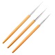 3 unids nail art liner brush(MRMJ-G001-40)-3