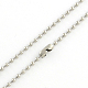 304 Stainless Steel Ball Chain Necklace Making(X-NJEW-R225-06)-2