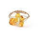 Natural Amber Finger Rings(RJEW-JR01080)-4