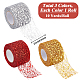 gorgecraft 3 rouleaux 3 couleurs paillettes paillettes rubans en maille déco(ORIB-GF0001-05)-2