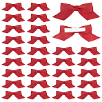 60Pcs Polyester Self-adhesive Bowknot for Gift Box Packaging Accessories, FireBrick, 69.5x88x5.5mm(AJEW-ME0002-34)