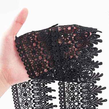 Lace Trim Nylon Ribbon(SRIB-WH0006-26B)-3