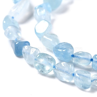 Natural Aquamarine Beads Strands(G-G018-69)-3