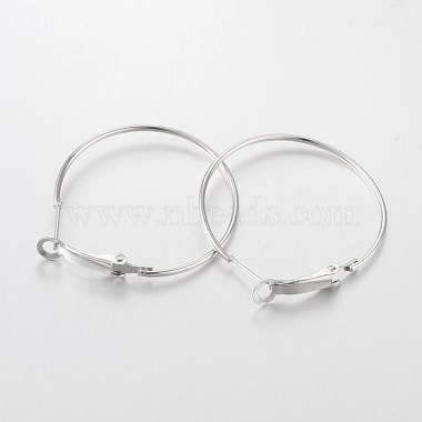 Iron Hoop Earrings(X-E220)-2