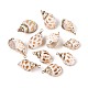 Electroplate Natural Sea Shell Pendants(SSHEL-T018-08)-1