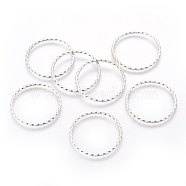 Tibetan Style Alloy Linking Rings, Ring, Antique Silver, Cadmium Free & Nickel Free & Lead Free, 30x2mm, Inner Diameter: 26mm(X-LF10812Y-NF)