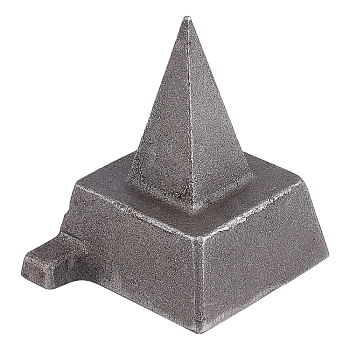Iron Horn Anvil Jewelers Metalworking Tool with Wide Base for Jewelry Making, Raw(Unplated), 6.35x5.45x7.1cm