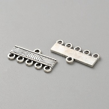 100Pcs Tibetan Style Alloy Chandelier Component Links(FIND-WH0431-31B)-2