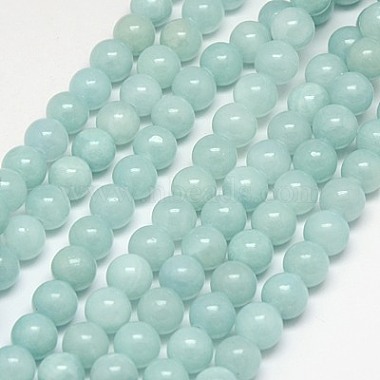 Chapelets de perles en jade jaune naturel(G-G598-4mm-YXS-20)-2