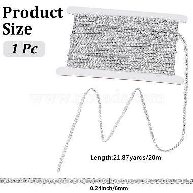 Filigree Polyester Lace Ribbon(OCOR-CY0004-77A)-2