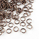 Aluminum Wire Open Jump Rings(X-ALUM-R005-0.8x6-15)-1