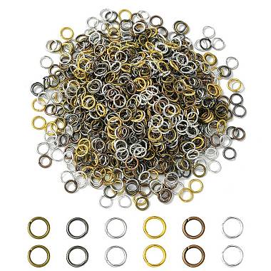 Mixed Color Ring Iron Open Jump Rings