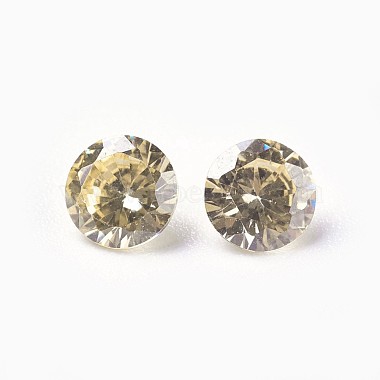 Champagne Yellow Diamond Cubic Zirconia Cabochons