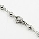 Ball Chain Necklace for Men(NJEW-F027-25)-3