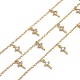 3.28-футовые латунные кабельные цепи ручной работы(X-CHC-I036-09G)-1