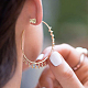20Pcs 2 Colors Brass Ear Nuts(KK-YW0004-63)-6