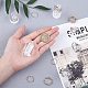 Jewelry Finger Rings Holders Organic Glass Ring Display Stand Sets(RDIS-FG0001-05)-3