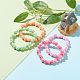 Opaque Acrylic Beads Stretch Bracelet for Kids(BJEW-JB06503)-2