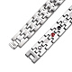 SHEGRACE Stainless Steel Panther Chain Watch Band Bracelets(JB675A)-5