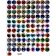 Printed Transparent Glass Cabochons(GL-CBAA22A-03)-2