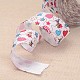 Сердце & звезда печатных полиэстер ленты для подарочной упаковке и украшения празднества(SRIB-M011-01A)-3
