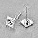 304 Stainless Steel Ear Stud Components(STAS-G187-13S)-2