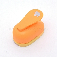 Mini Plastic Craft Punch Sets, for Scrapbooking & Paper Crafts, Paper Shapers, Orange, 6.4x3.9x4.85cm, Box: 14x8.5x5.2cm(TOOL-WH0130-22C-B)