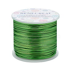 Matte Round Aluminum Wire, Lime Green, 15 Gauge, 1.5mm, 68m/roll(AW-BC0003-30H-1.5mm)