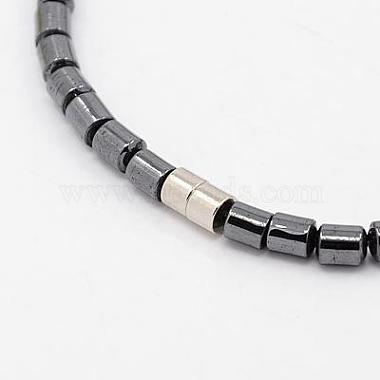 Fashionable Magnetic Synthetic Hematite Necklaces(NJEW-K006-21)-3