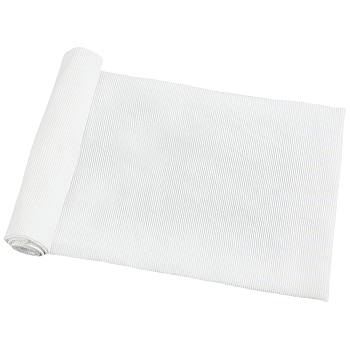 Cotton Rib Fabric, Clothes Bag Accessories, White, 1300x200x0.8mm