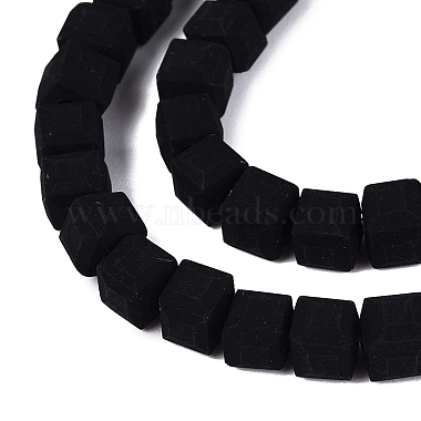brins de perles de verre d&eacute;polies opaques(GLAA-N072-01A-B11)-3