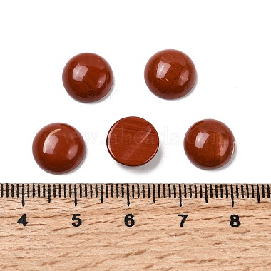 Natural Red Jasper Cabochons(X-G-H1596-FR-10mm-15)-4