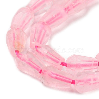 Natural Rose Quartz Beads Strands(G-C080-B02-01)-3