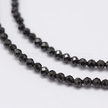 Black Spinel Gemstone Beads Rondelle Faceted 4 mm 13 To 21 Inch Strand Necklace 