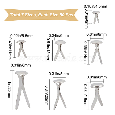 Gorgecraft 350Stk. 7 Stile Eisennägel(IFIN-GF0001-29P)-2