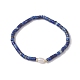 Natural Lapis Lazuli and Pearl Beads Btacelets(BJEW-JB10681-01)-1