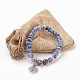 Natural Gemstone Bead Charm Bracelets(BJEW-JB03726)-4