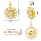12Pcs Brass Pendants(KK-HS0015-35)-2