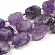 perles naturelles am&eacute;thyste brins(G-Z147-E02-01)-2