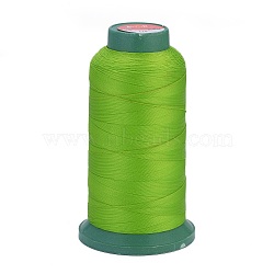 Polyester Sewing Threads, Temperature Heat Resistant Threads, DIY Leather Sewing Craft, Bookbinding, Shoe Repairing, Yellow Green, 0.3mm, 1800m/roll(OCOR-I007-118)