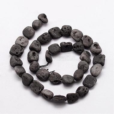 Electroplated Natural Quartz Beads Strands(G-K109-03-F)-2