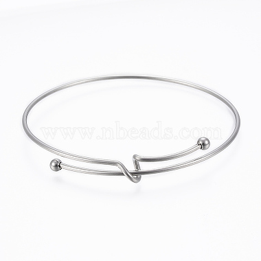 Adjustable 304 Stainless Steel Bangles(X-BJEW-H522-01P)-2