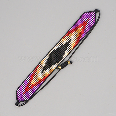 Miyuki Seed Braided Bead Bracelet(BJEW-P269-05D)-2