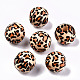 Printed Natural Wooden Beads(WOOD-R270-05)-1