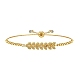Brass Micro Pave Cubic Zirconia Bracelets for Women(PW-WG55481-05)-1